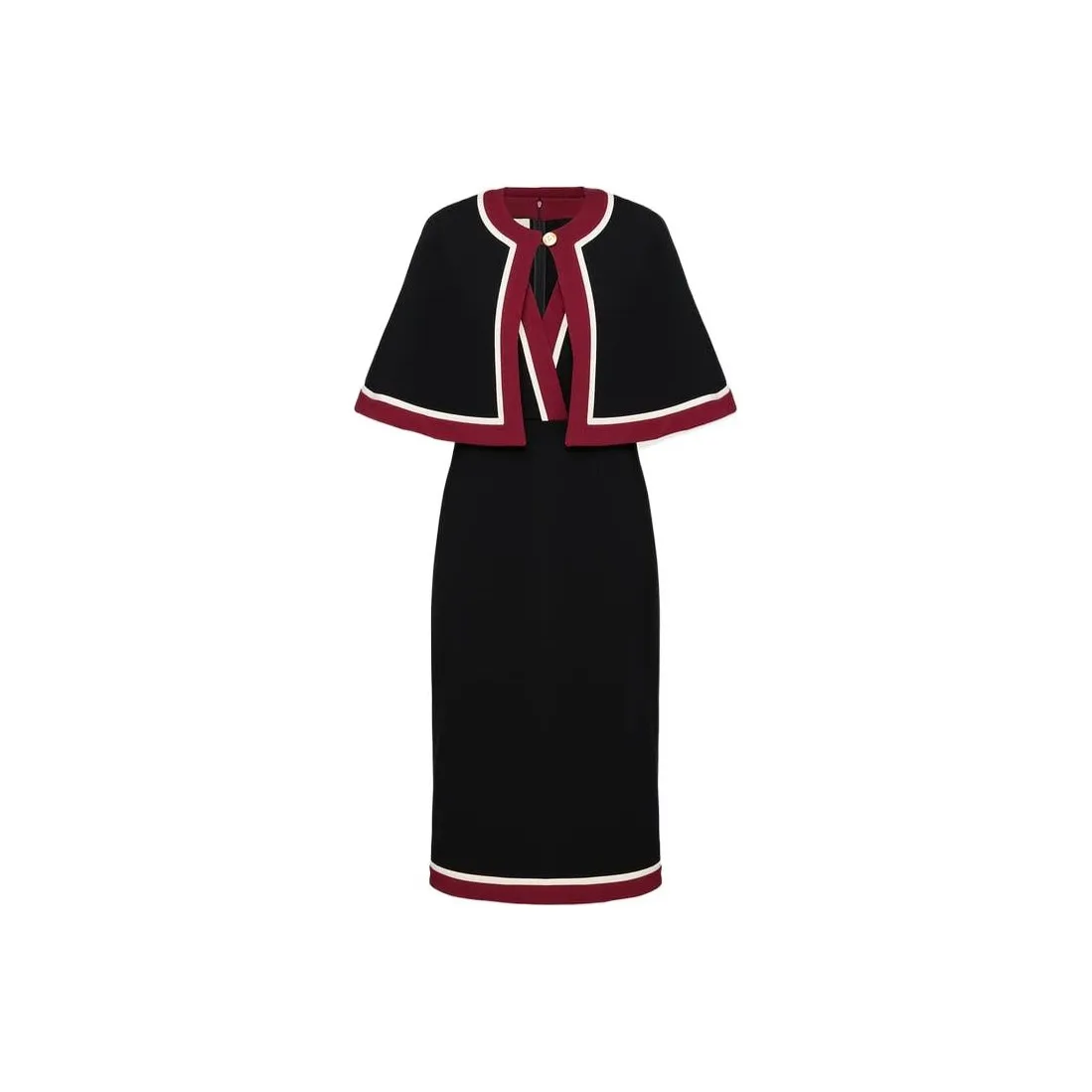GUCCI Short Sleeved Dress Women's Black