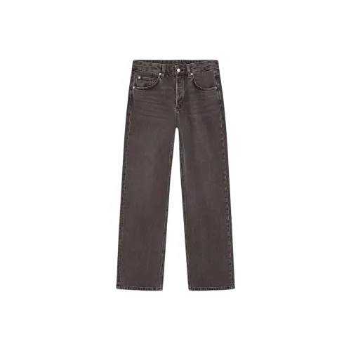 Massimo Dutti Серо-коричневые Женские Джинсы