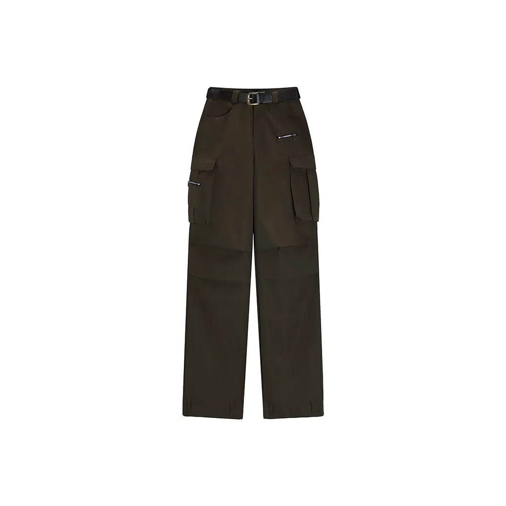 CPAURA Cargo Pants Women's Dark Brown