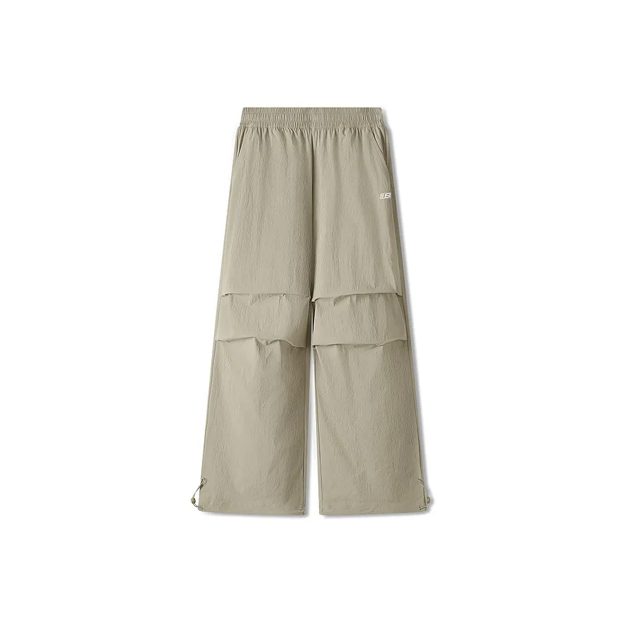 Skechers Вязаные длинные брюки Повседневные брюки Женские Каменно-бежевый