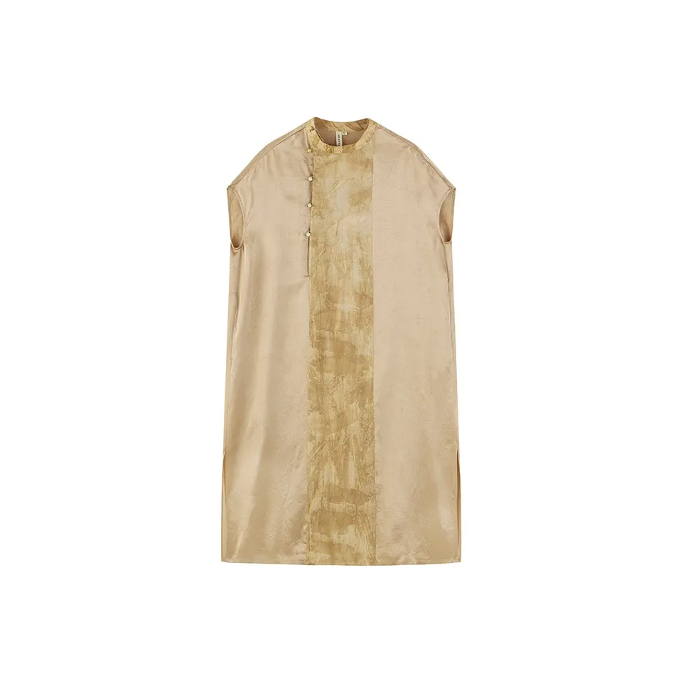 Ginger Short Sleeved Dresses Women's Light Ginger Yellow
