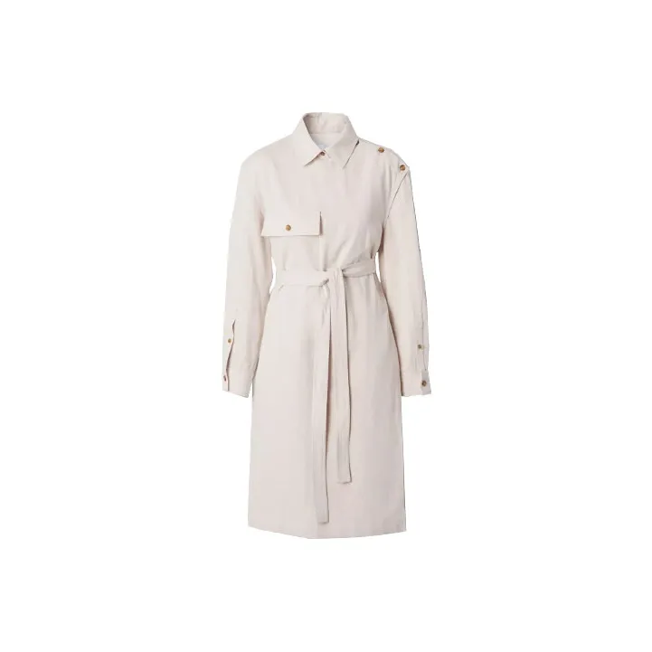 Burberry Long Sleeved Dresses Women's Light Umber