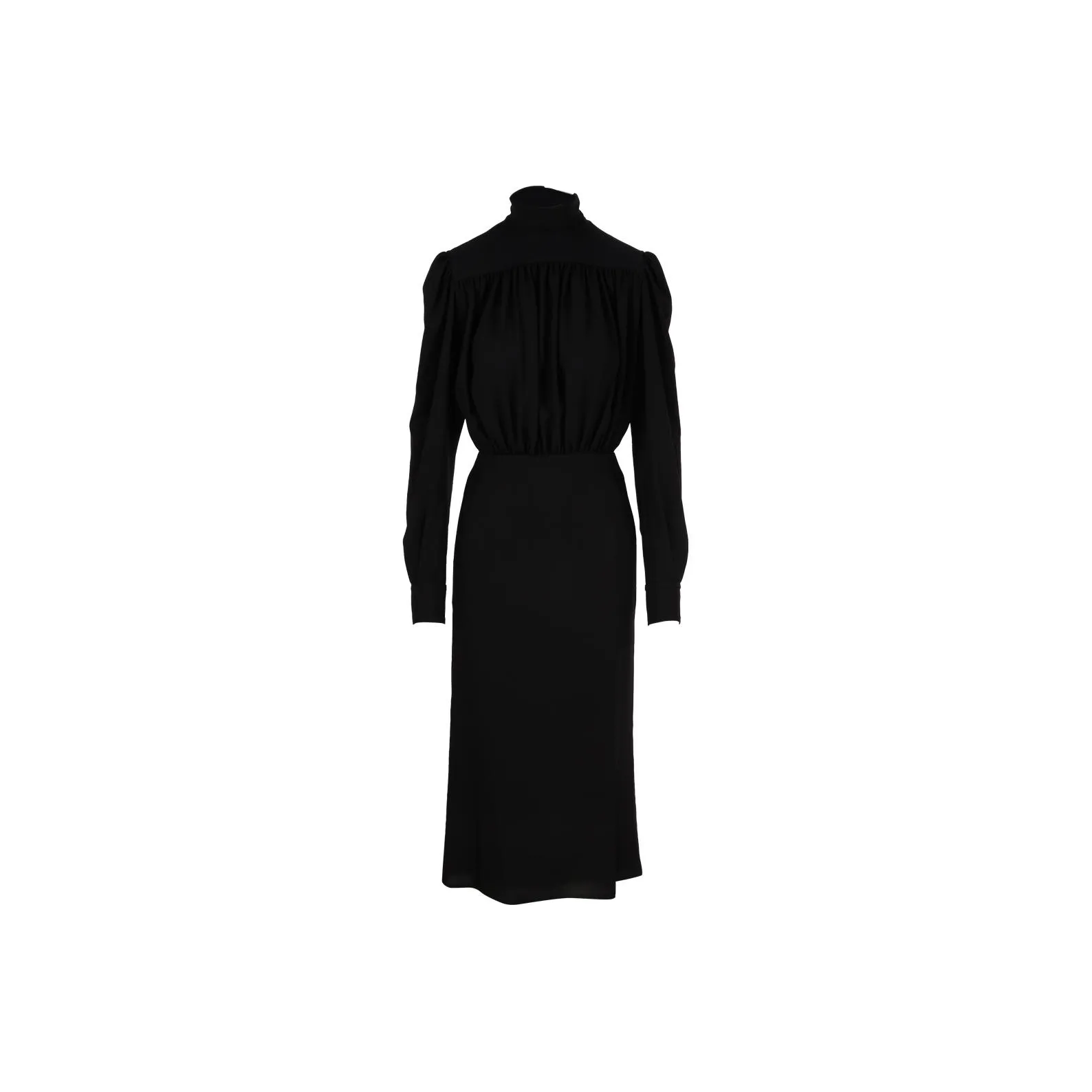 SportMax High Neck Open Back Midi Dress