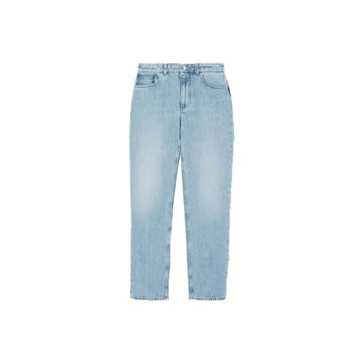 Burberry Pocket Detail Straight Leg Jeans Blue