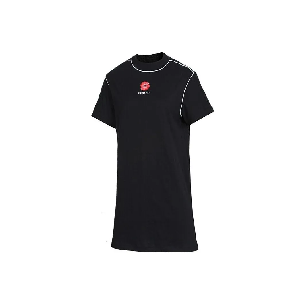 Adidas Neo Short Sleeved Dresses Women's Black