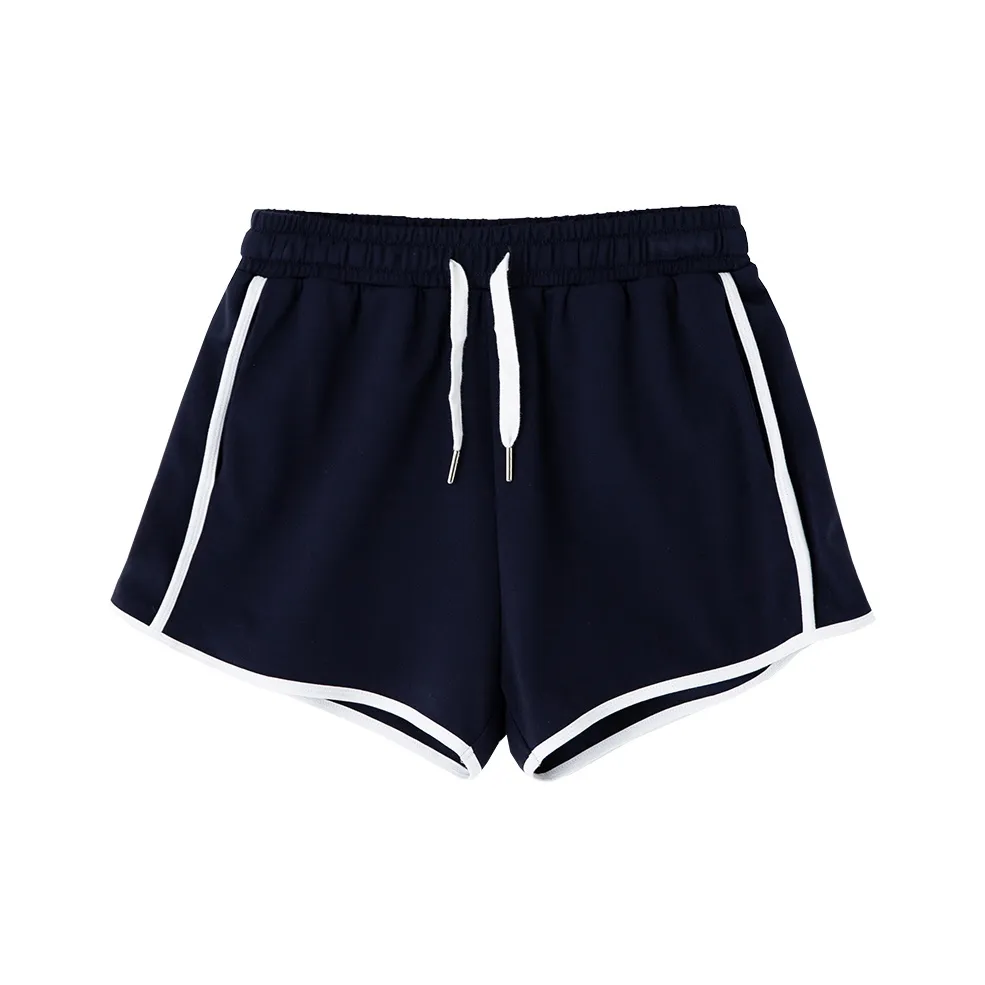 SOON FLOWER Повседневные шорты Женские Темно-синий