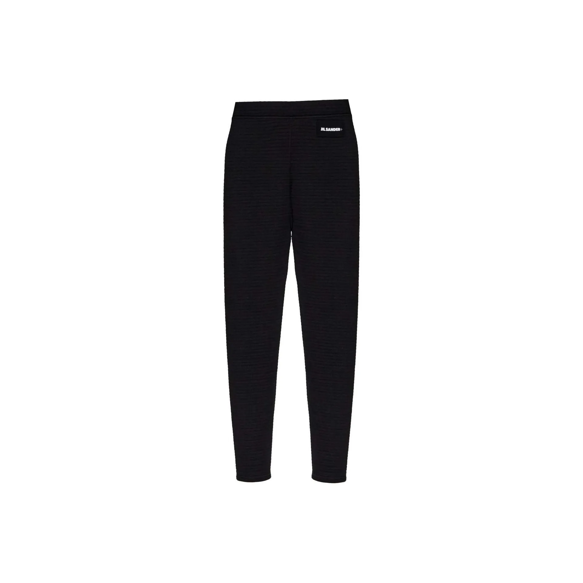 JIL SANDER Logo patch Ribbed Leggings