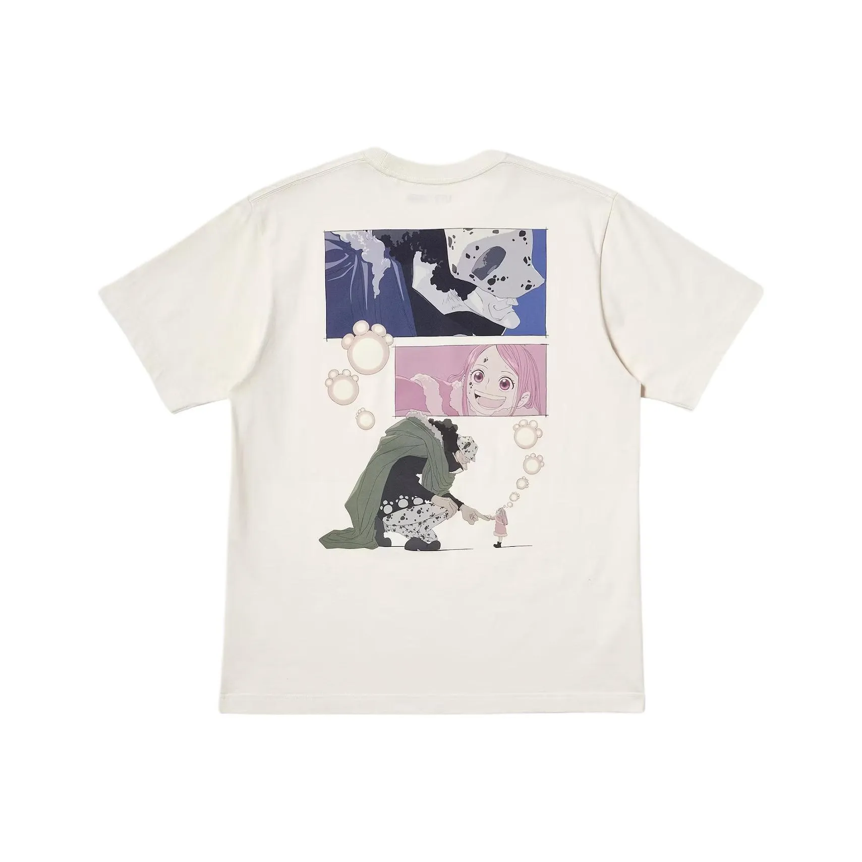 UNIQLO x One Piece Collaboration Edition Ван-Пис Коллаборация Edition SS25 T Рубашка Мужская Кремовая