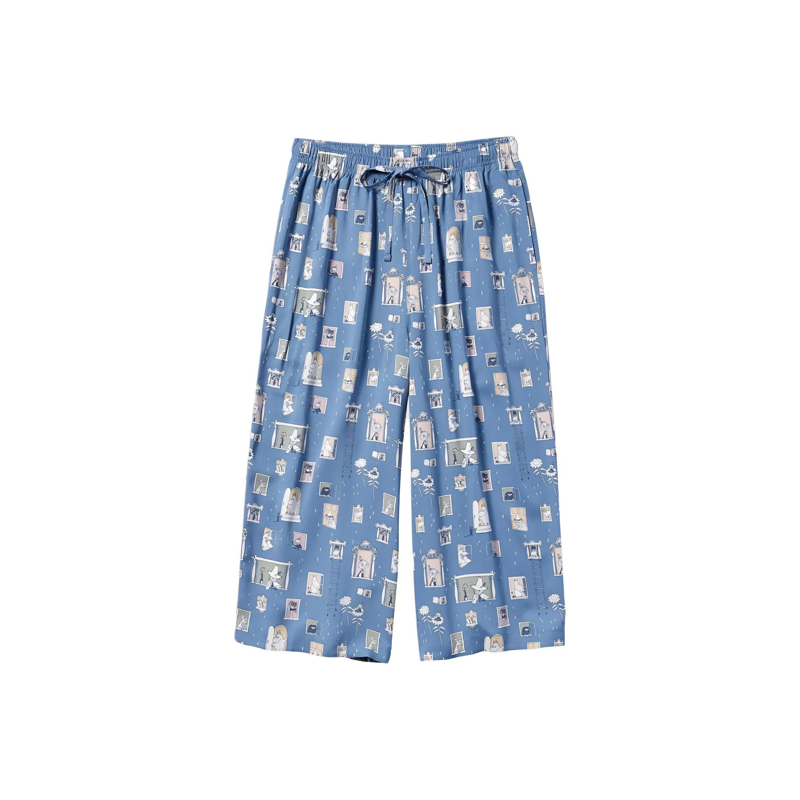 UNIQLO x Moomin SS25 Casual Pants Women's Royal Blue