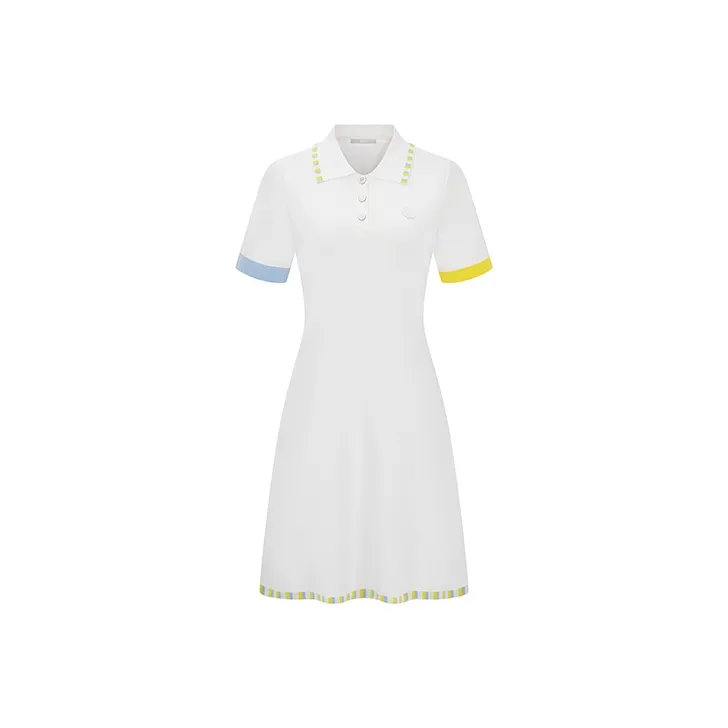 RARE Короткий рукав платье женское белое