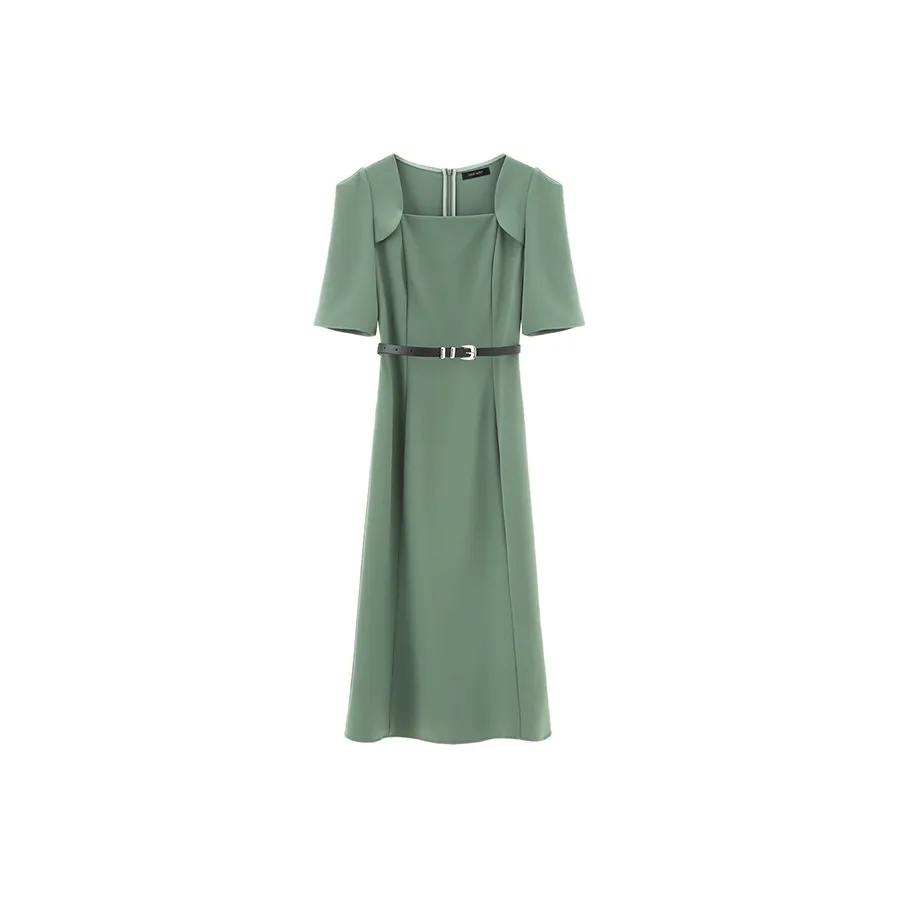 NINE WEST Short Sleeved Dresses Women's Green