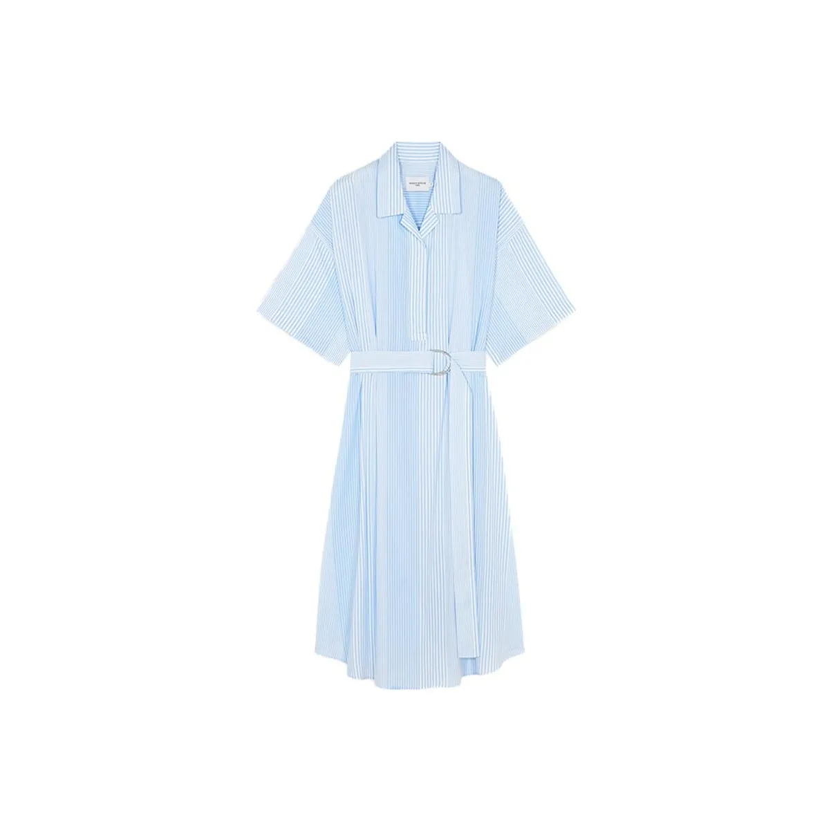 Maison Kitsune Blue Женские Короткие Платья с Рукавами