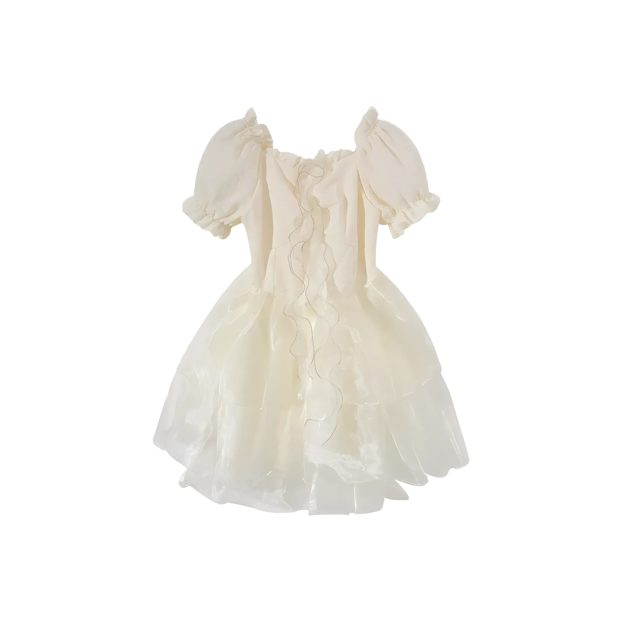 DOSOHEB Short Sleeved Dresses Women's Princess Dress