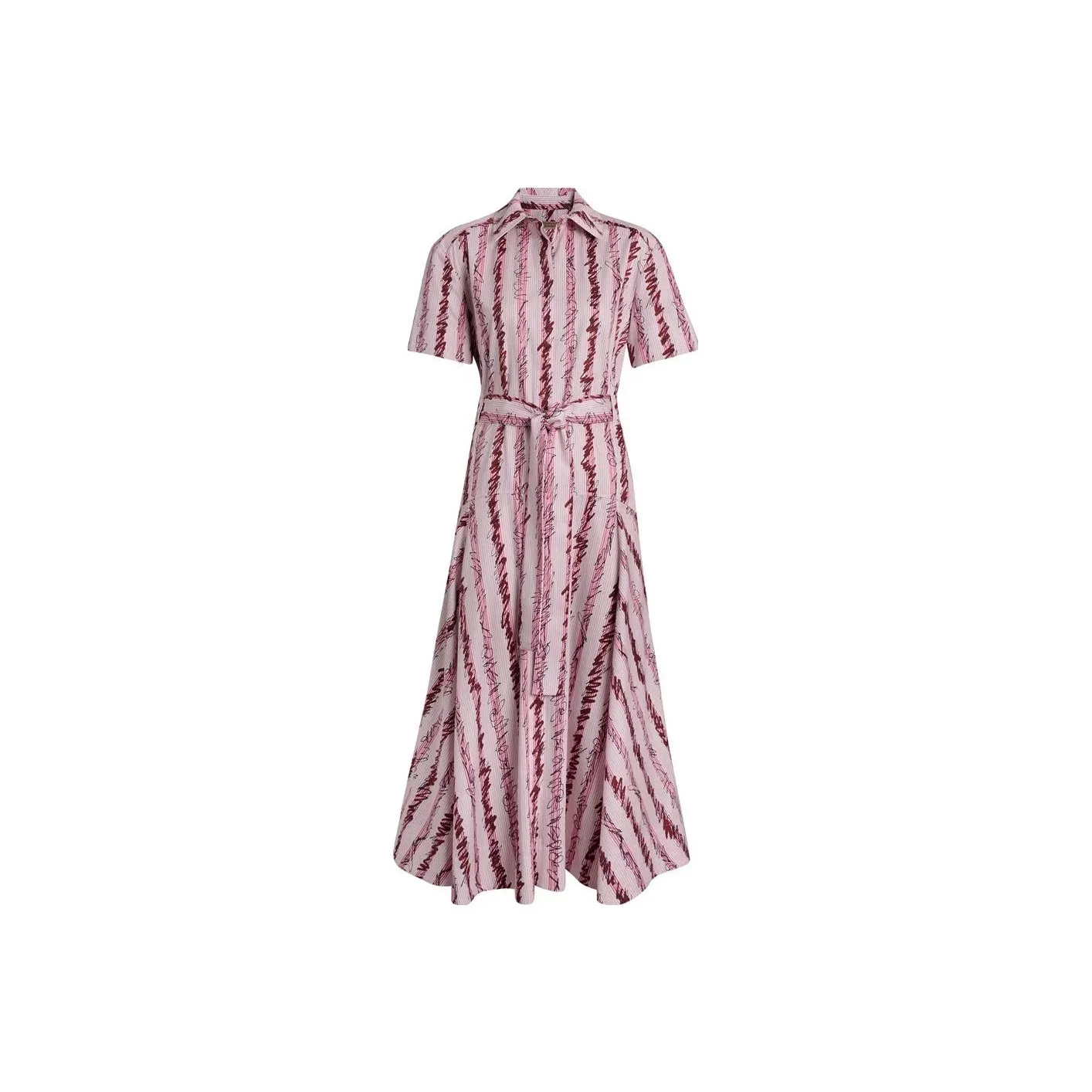 Burberry Short Sleeved Dress Women's Pink
