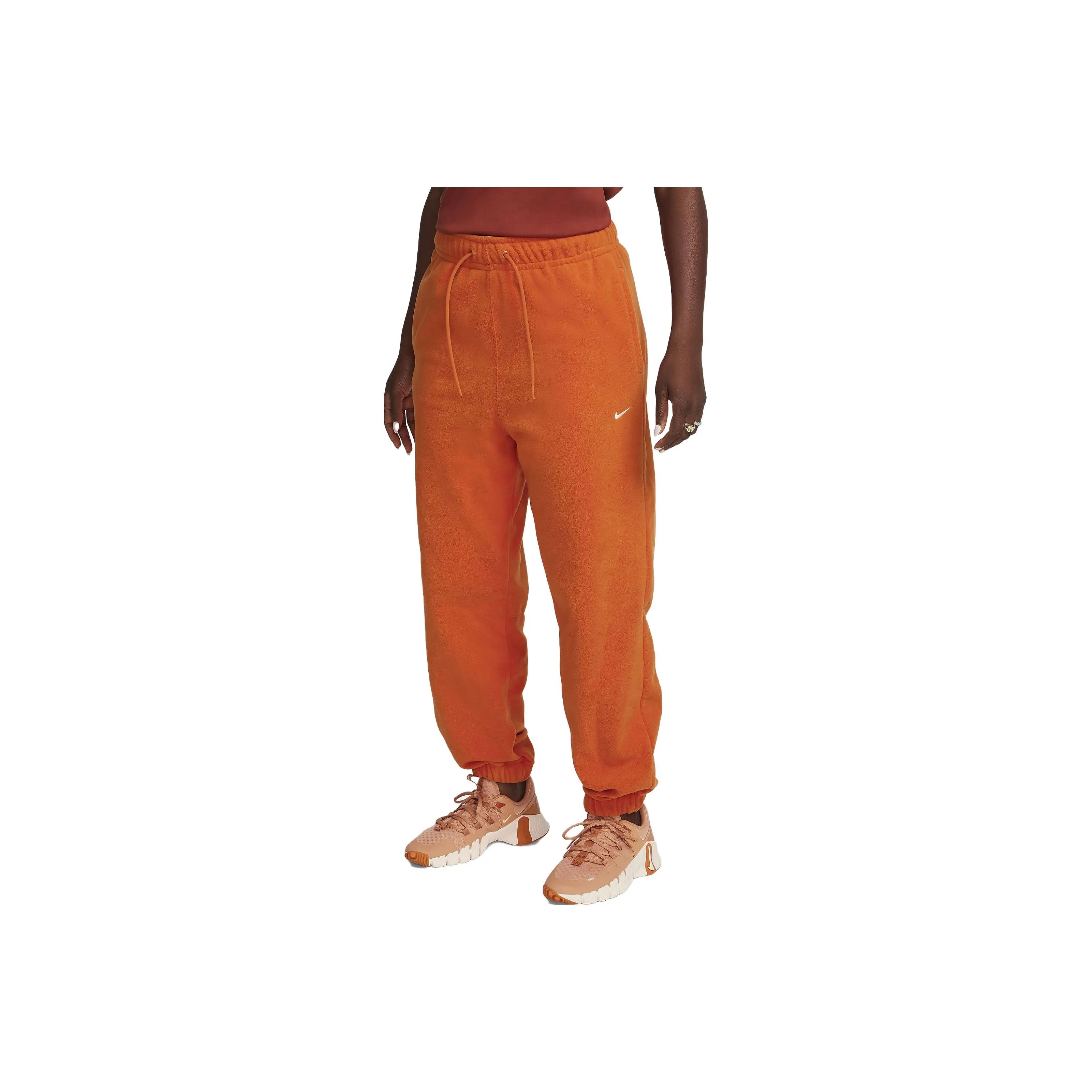 Nike Therma-FIT One Knitted Sweatpants Women's Orange