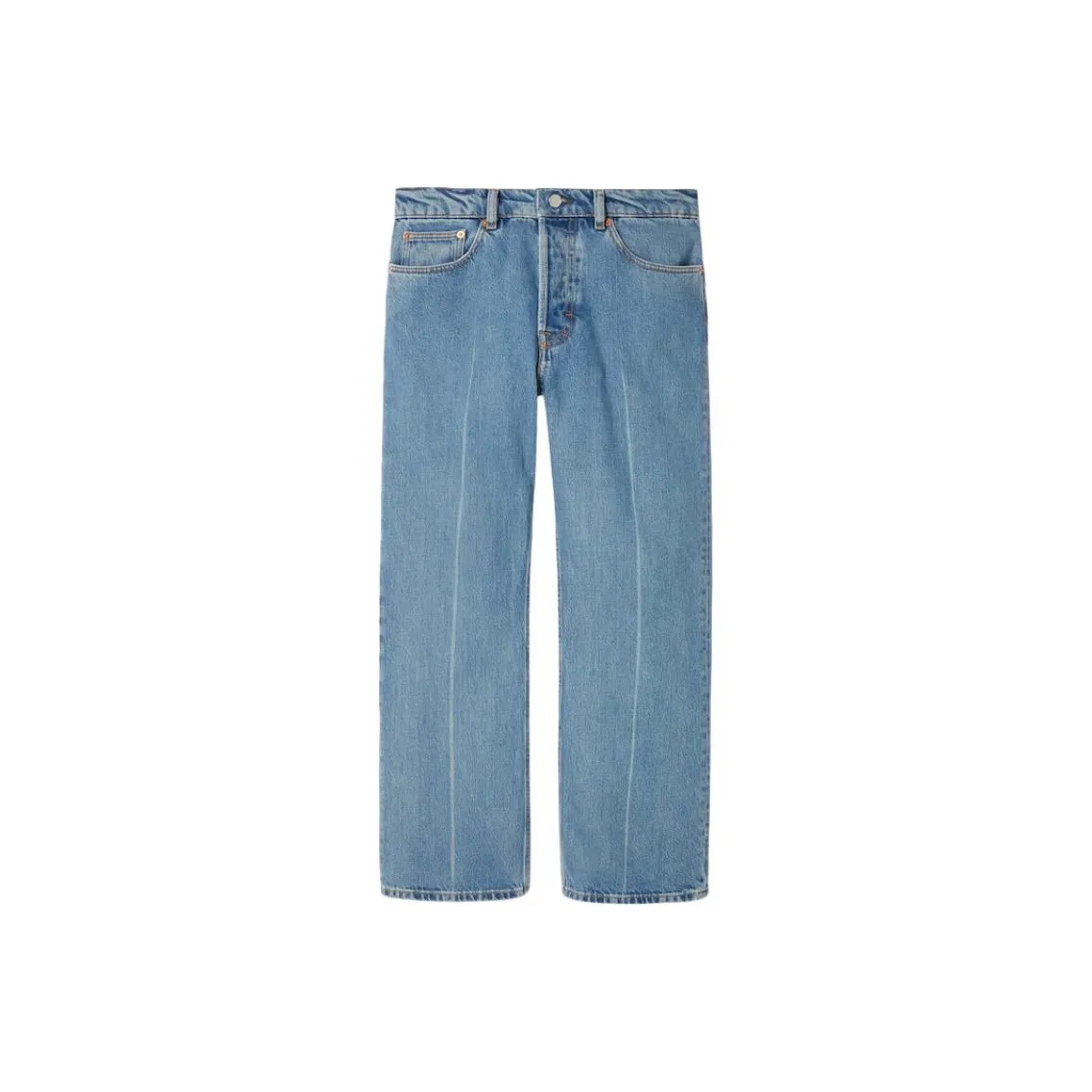 GUCCI Low Waist Cropped Denim Pants 'Blue'