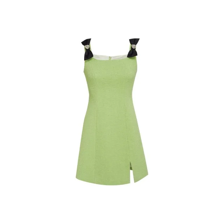 TAMMY TANGS Slip Dress Women's Green