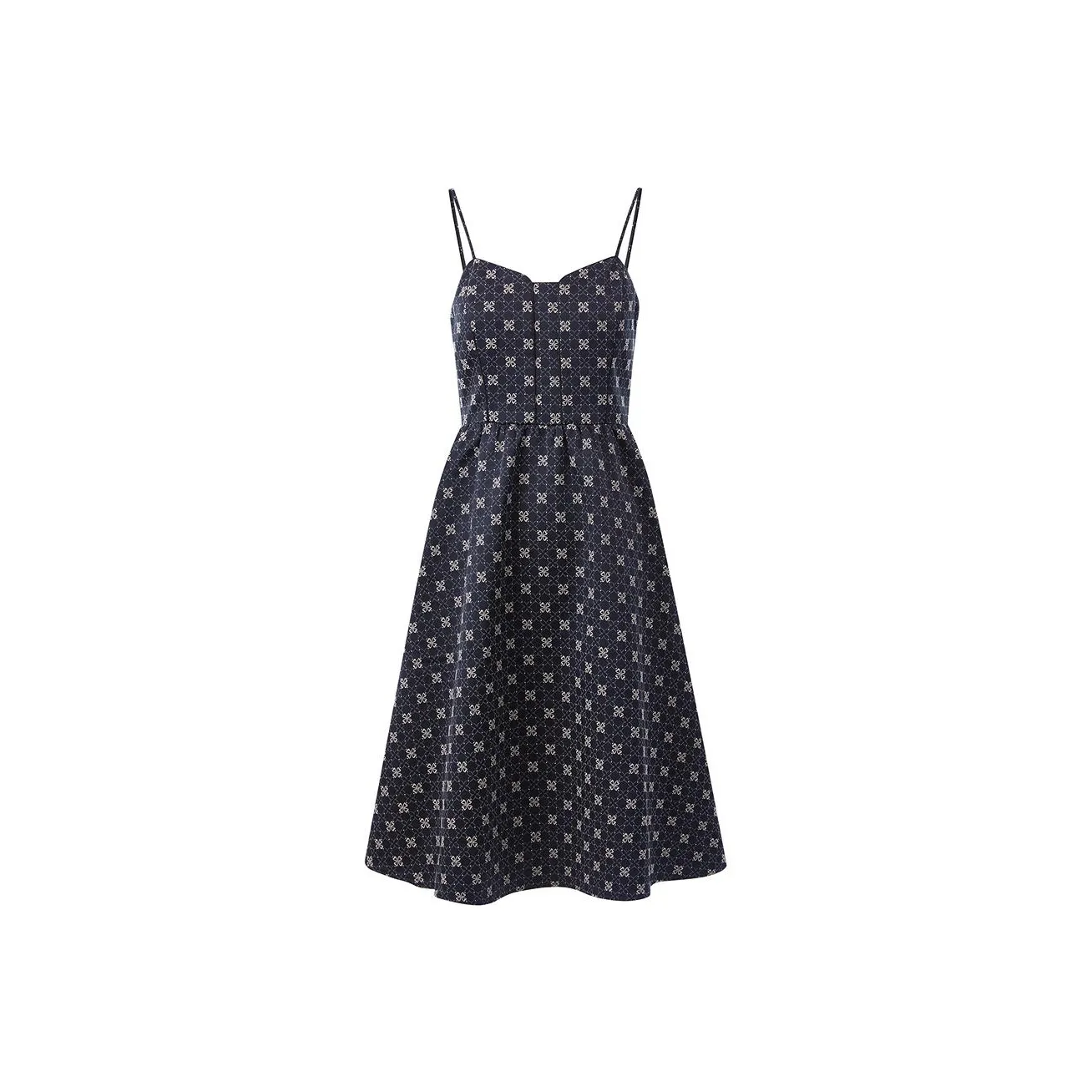 PEACEBIRD Long Sleeved Dresses Women's Navy Blue