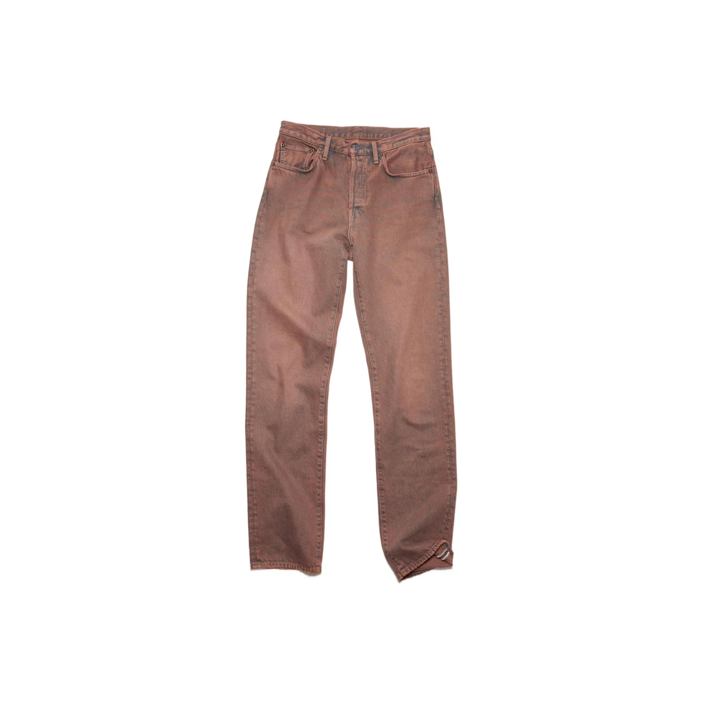 ACNE STUDIOS Темно-красные Женские Джинсы