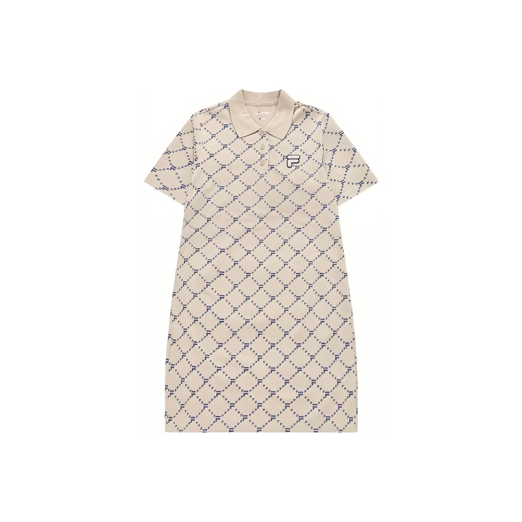 FILA FUSION SS24 Short Sleeved Dresses Women's Feather Gray