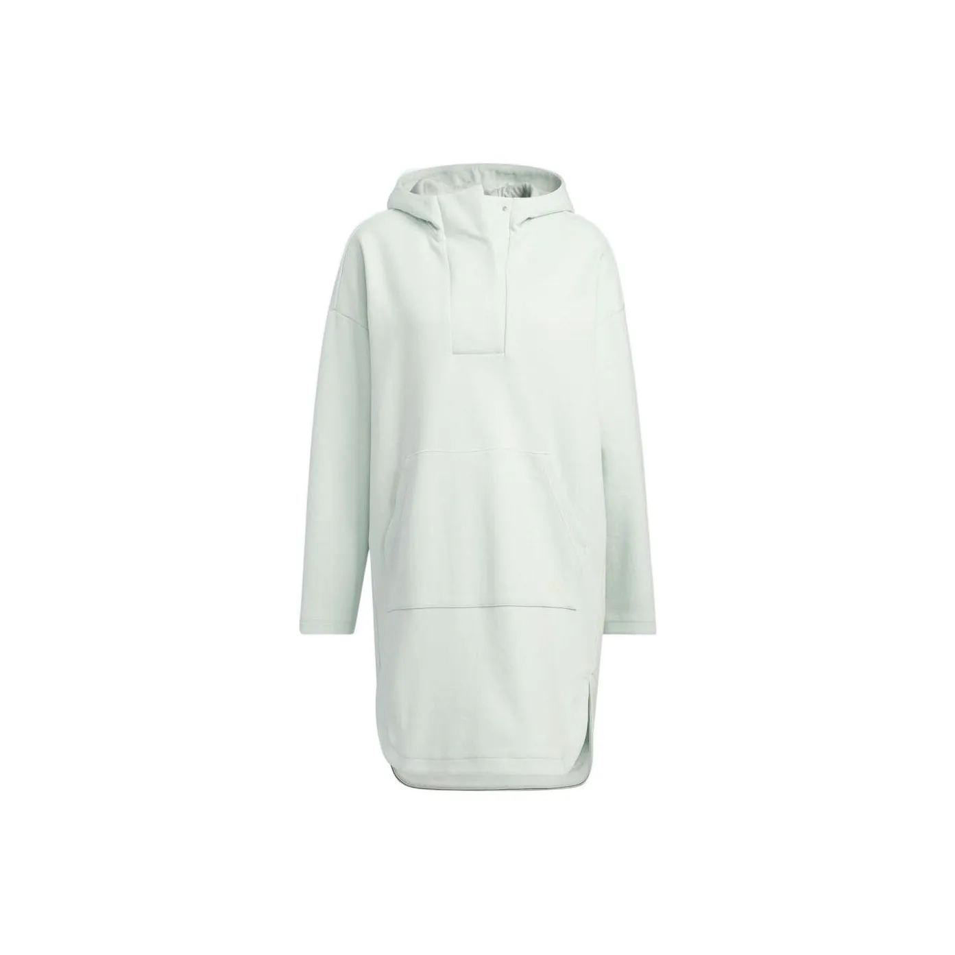 Adidas Long Sleeved Dresses Women's Linen Green