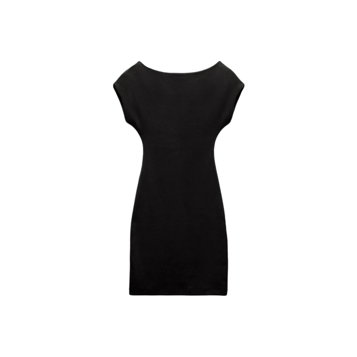 ZARA Short Sleeved Dress Women's Black