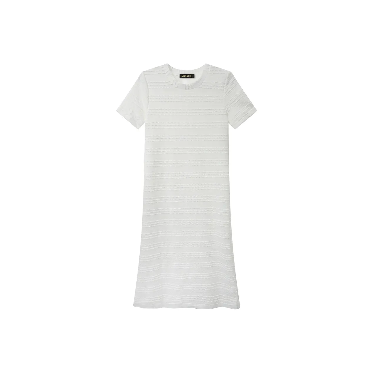 MRR&CO. Short Sleeved Dress Women's White
