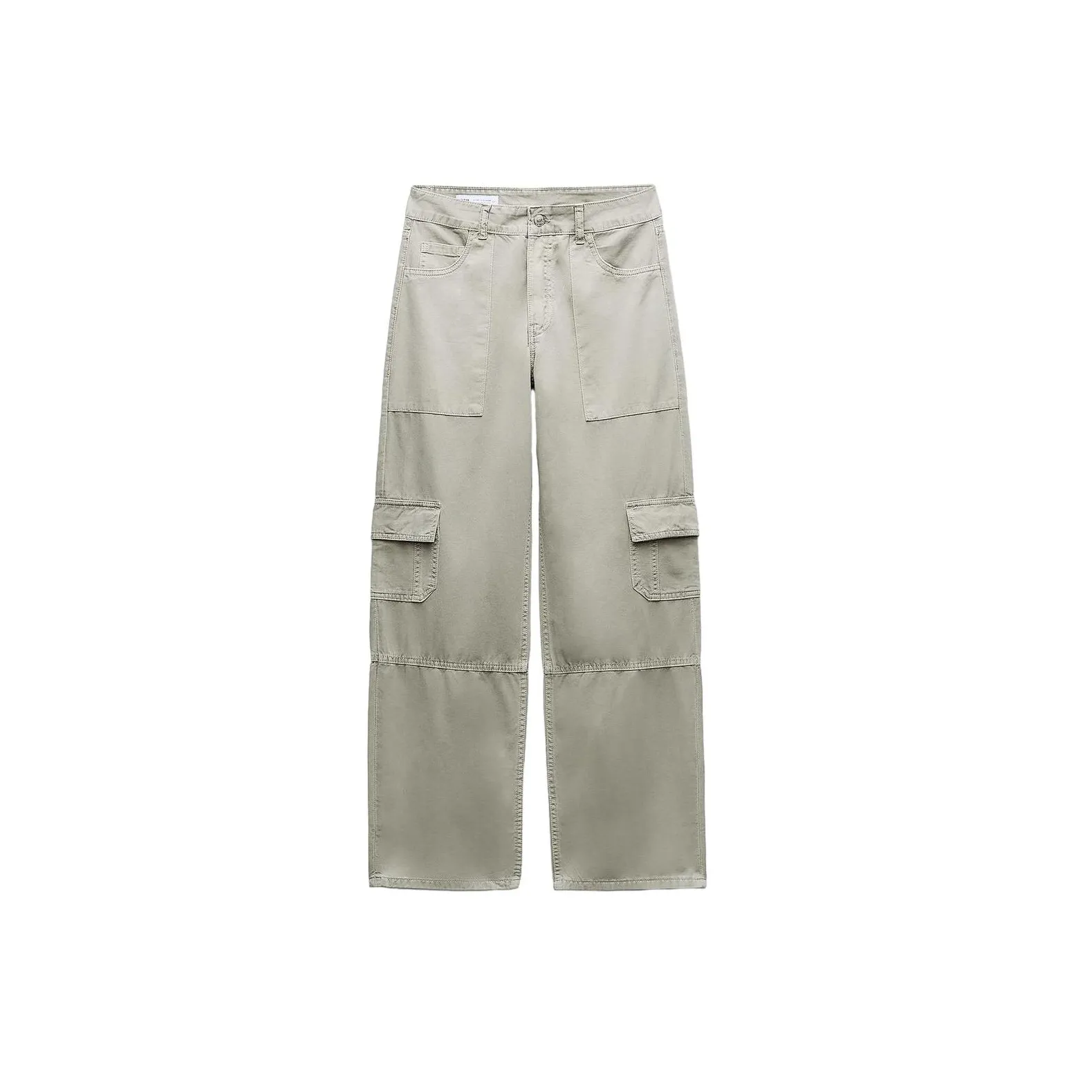 ZARA Cargo Pants Women's Light Khaki