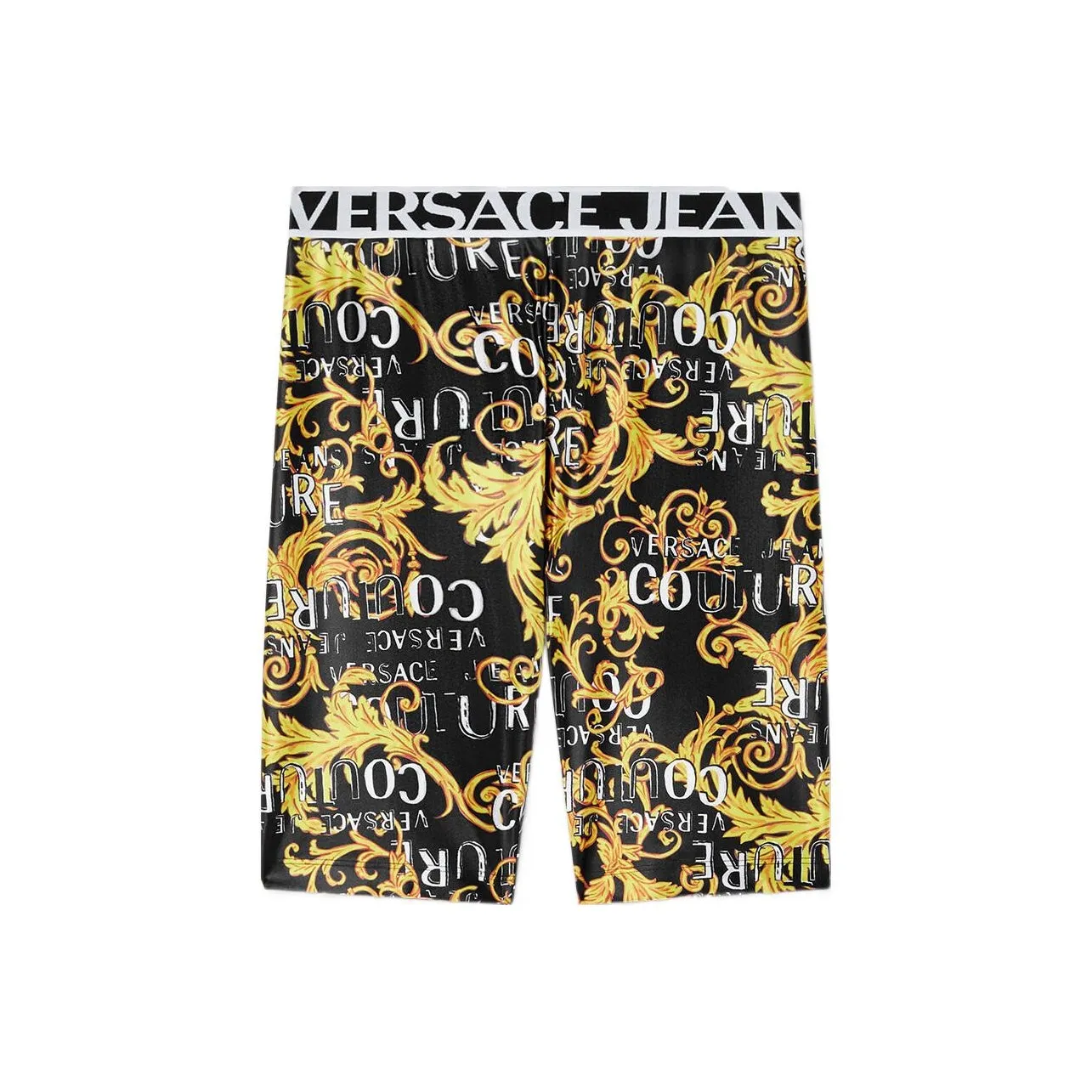 VERSACE JEANS COUTURE Baroque-print Cycling Shorts