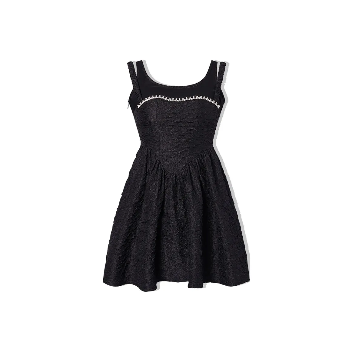 LA CRAWFISH Платье-камзол Black