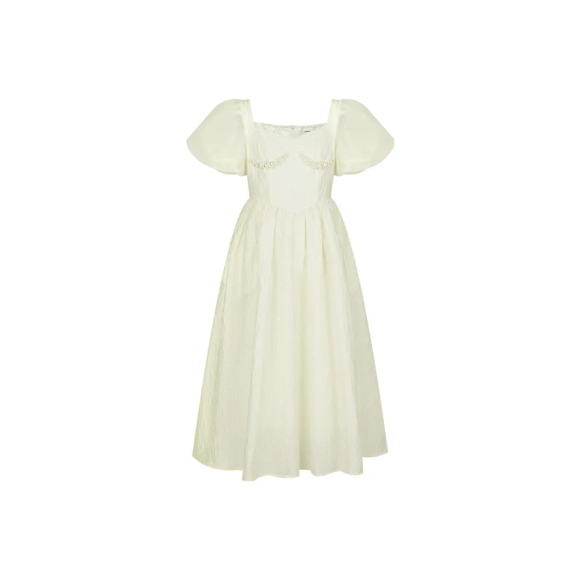 TAMMY TANGS Short Sleeved Dress Women's Apricot