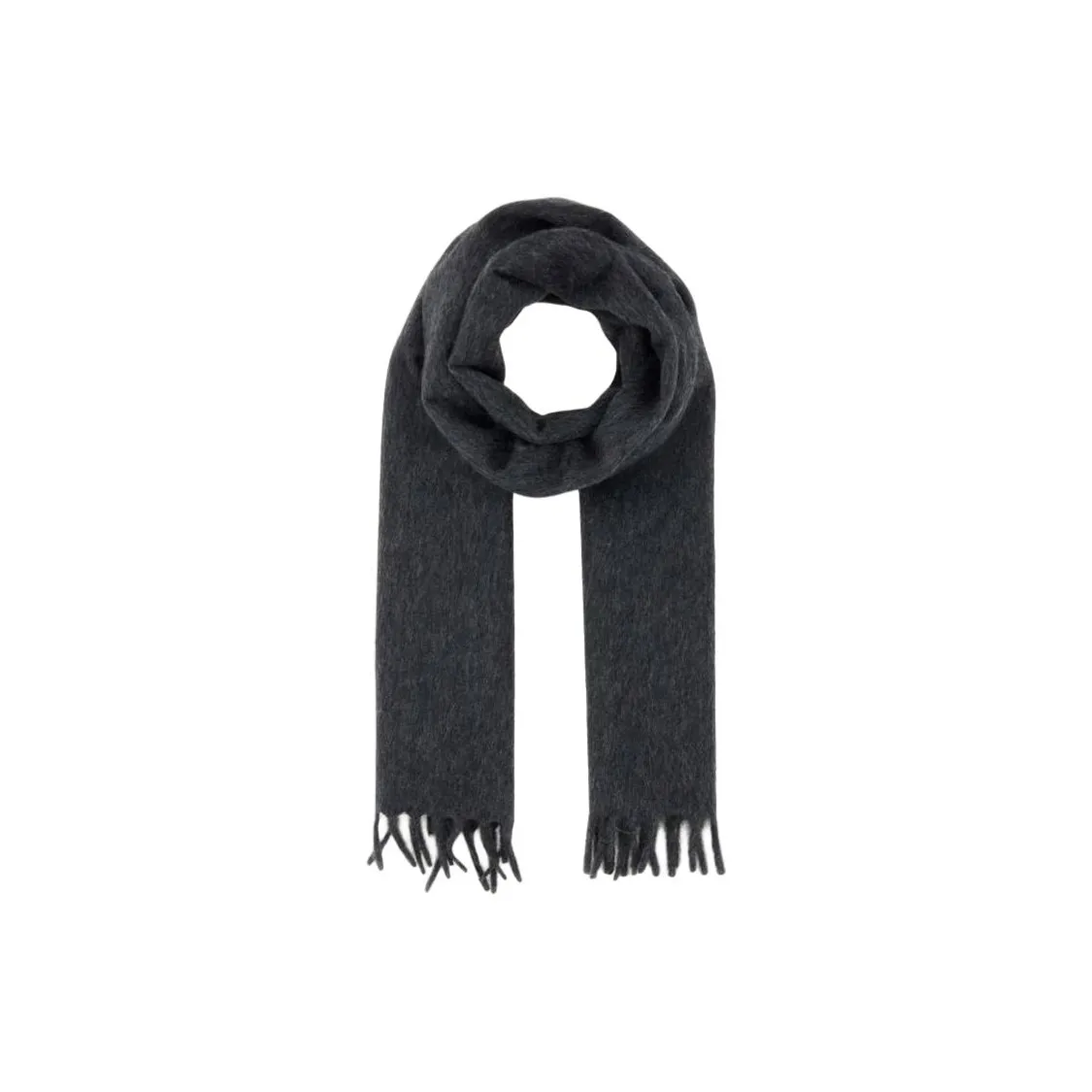 PRADA Cashmere Knit Scarves Men's Black