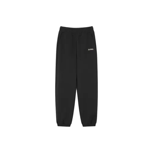 SUPRA Черные Женские Вязаные Спортивные Брюки