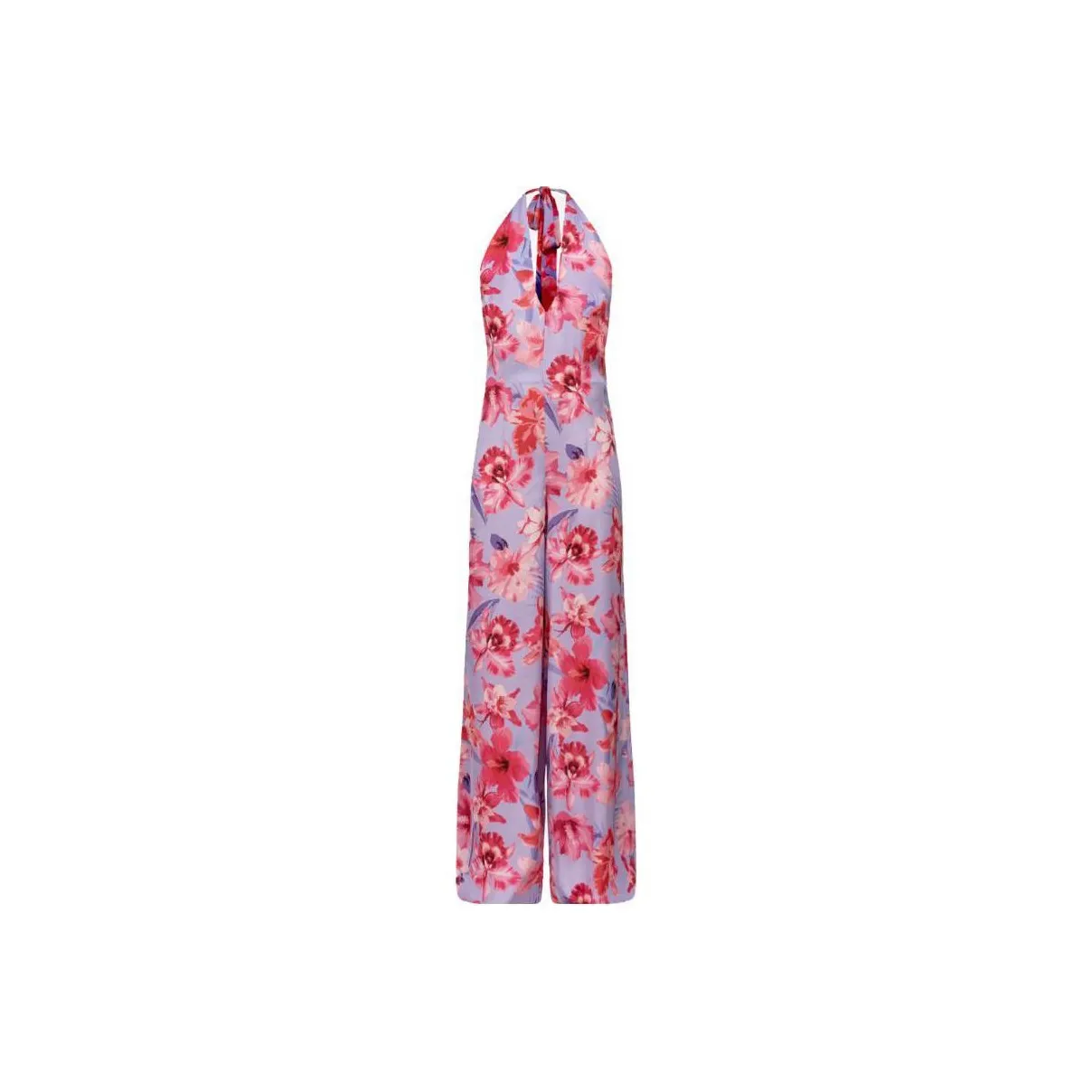 PINKO Floral print Satin Jumpsuit