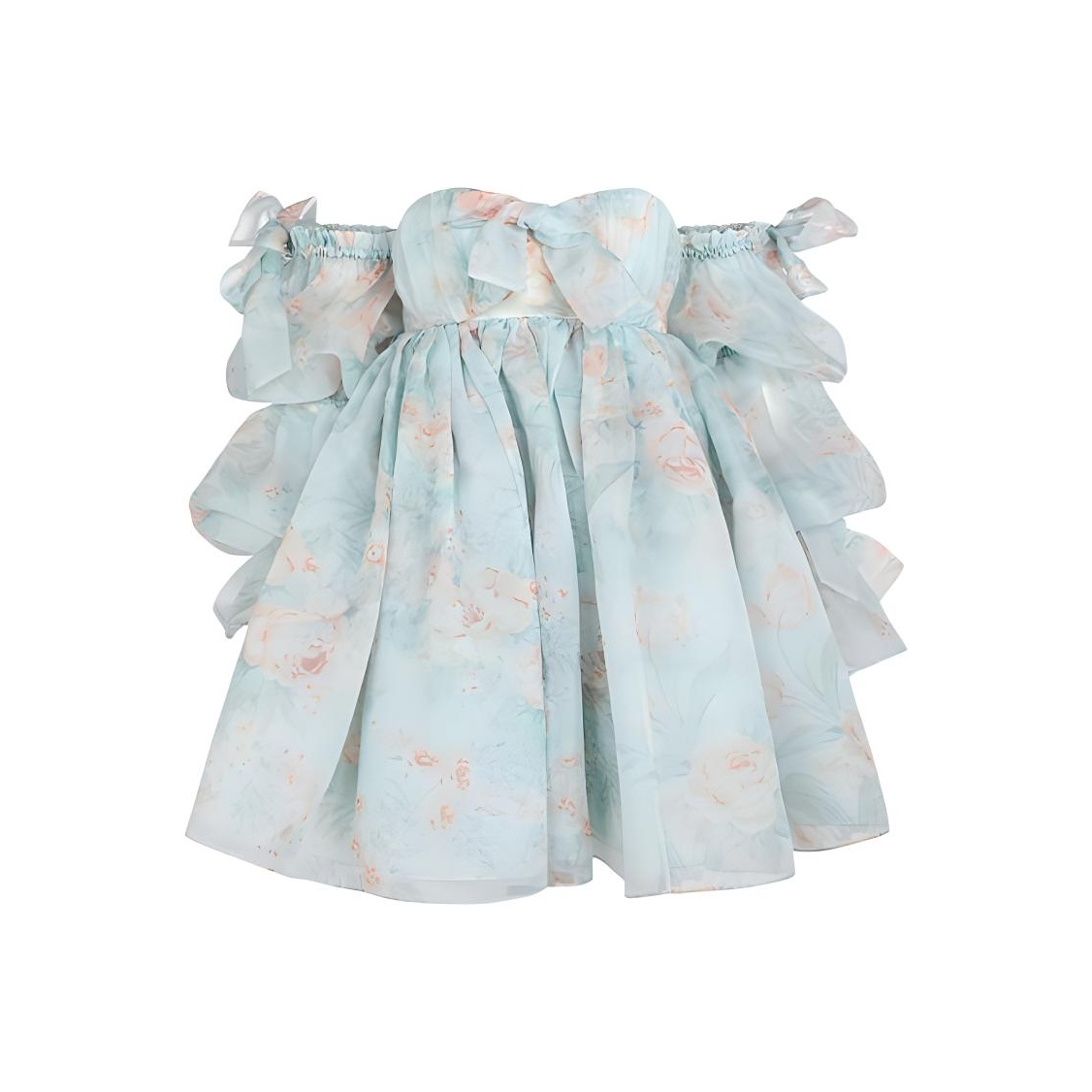 ETRO Tulle Jacquard Velvet Dress