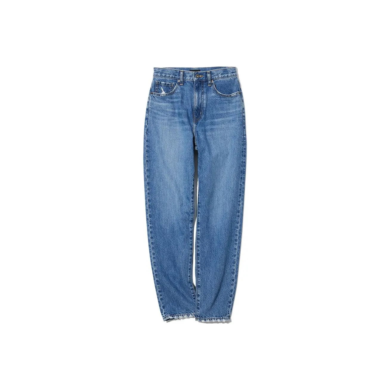 UNIQLO Узкие брюки джинсы женские синие