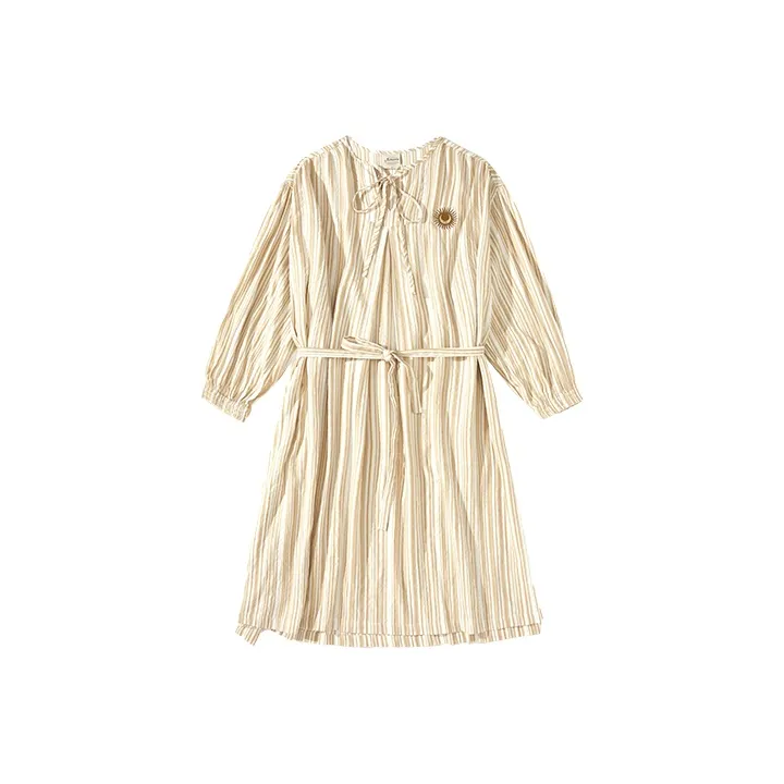 NOTHOMME Длинное платье с длинными рукавами женское