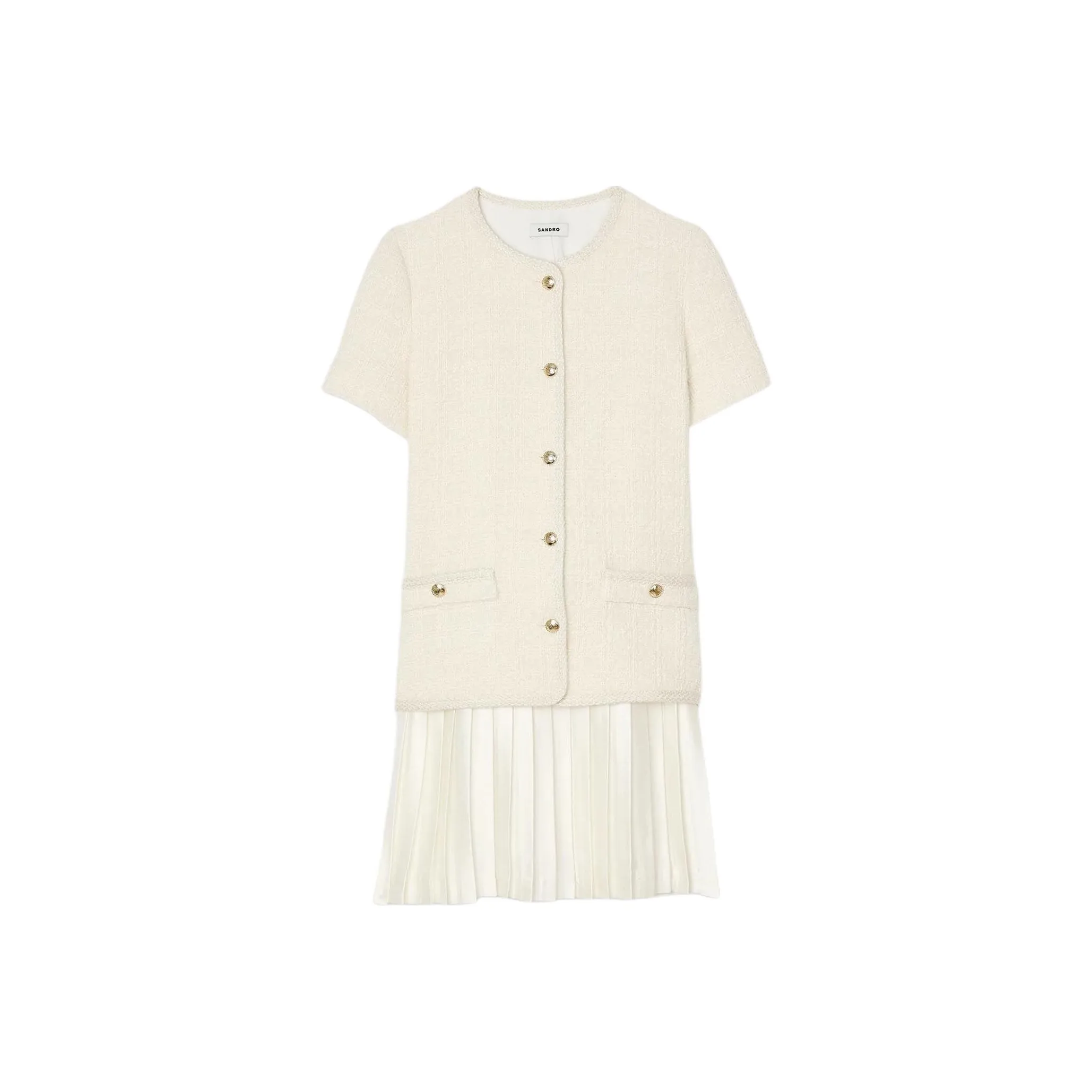 Sandro Tweed Mini Dress