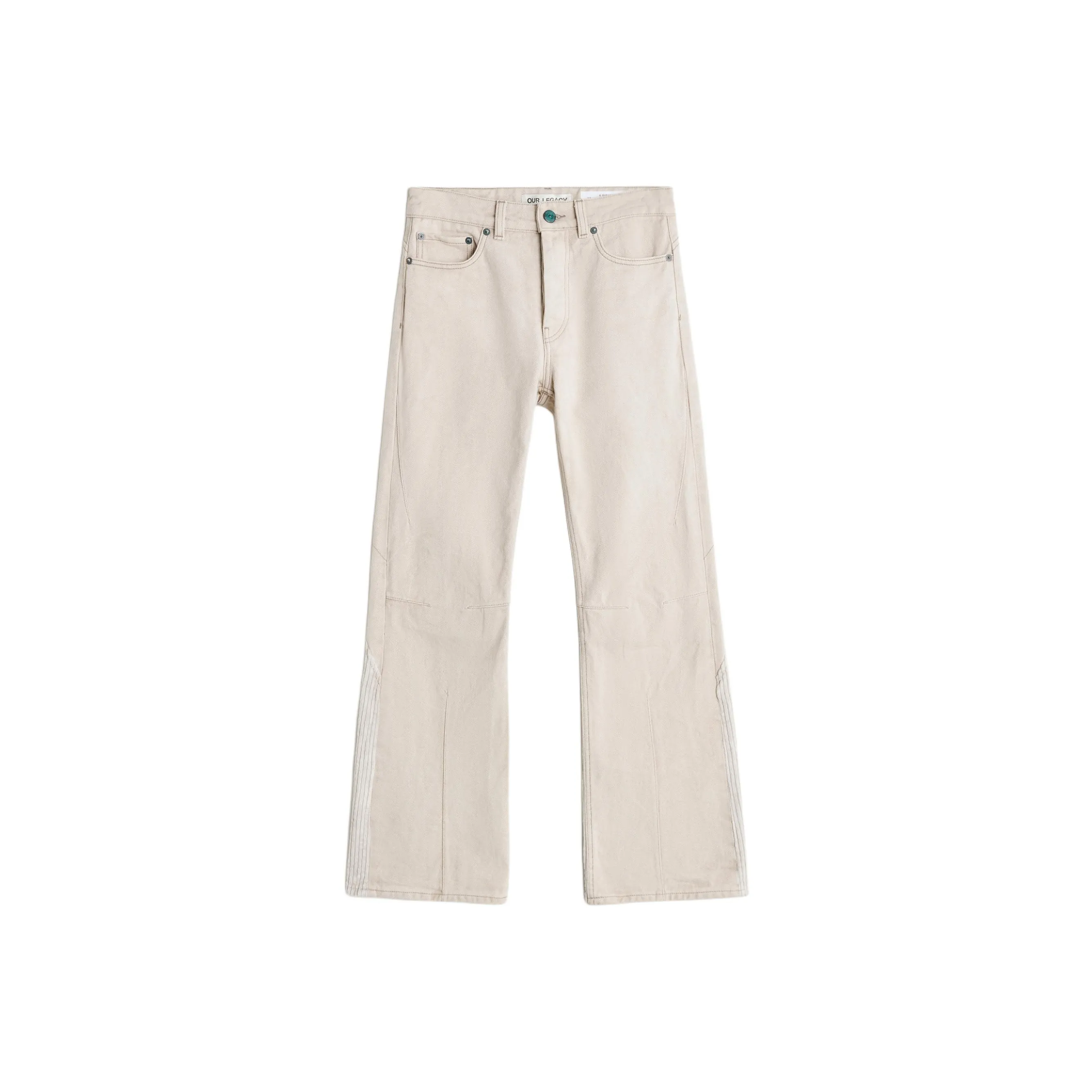 OUR LEGACY SS24 Джинсы Женские Айвори Белый
