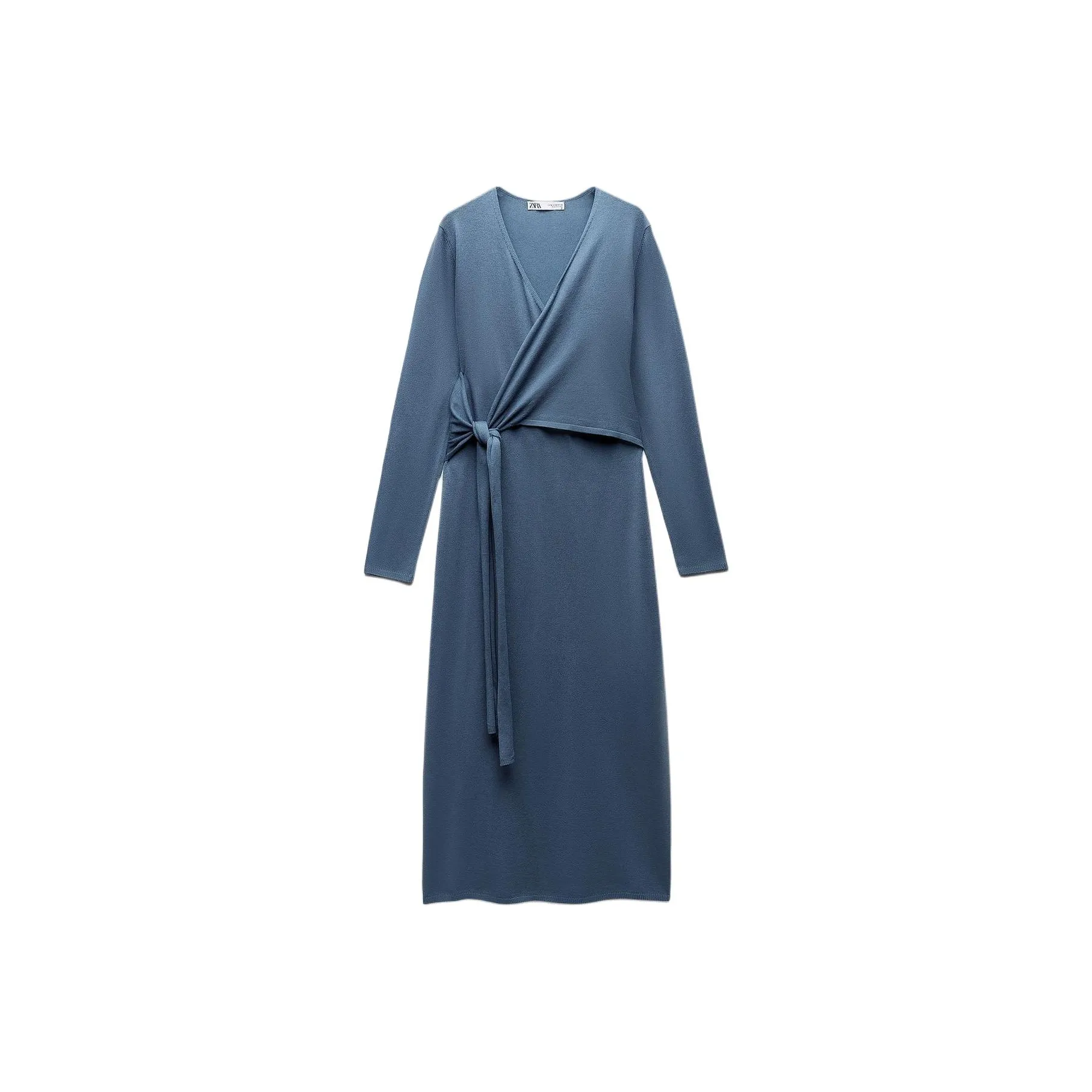 ZARA Long Sleeved Dresses Women's Light Blue