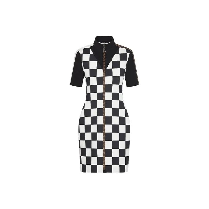 LOUIS VUITTON Short Sleeved Dress Women
s White