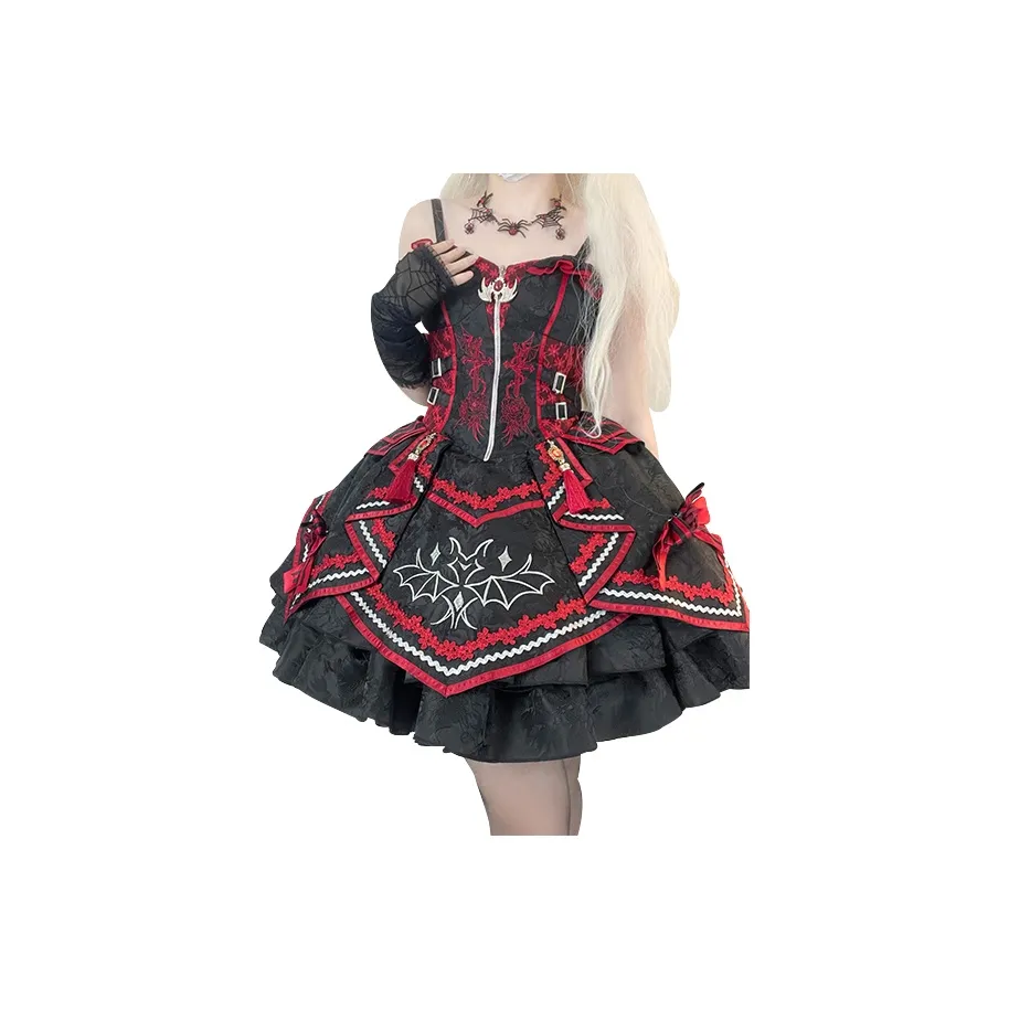 Черно-красные женские слиплатья