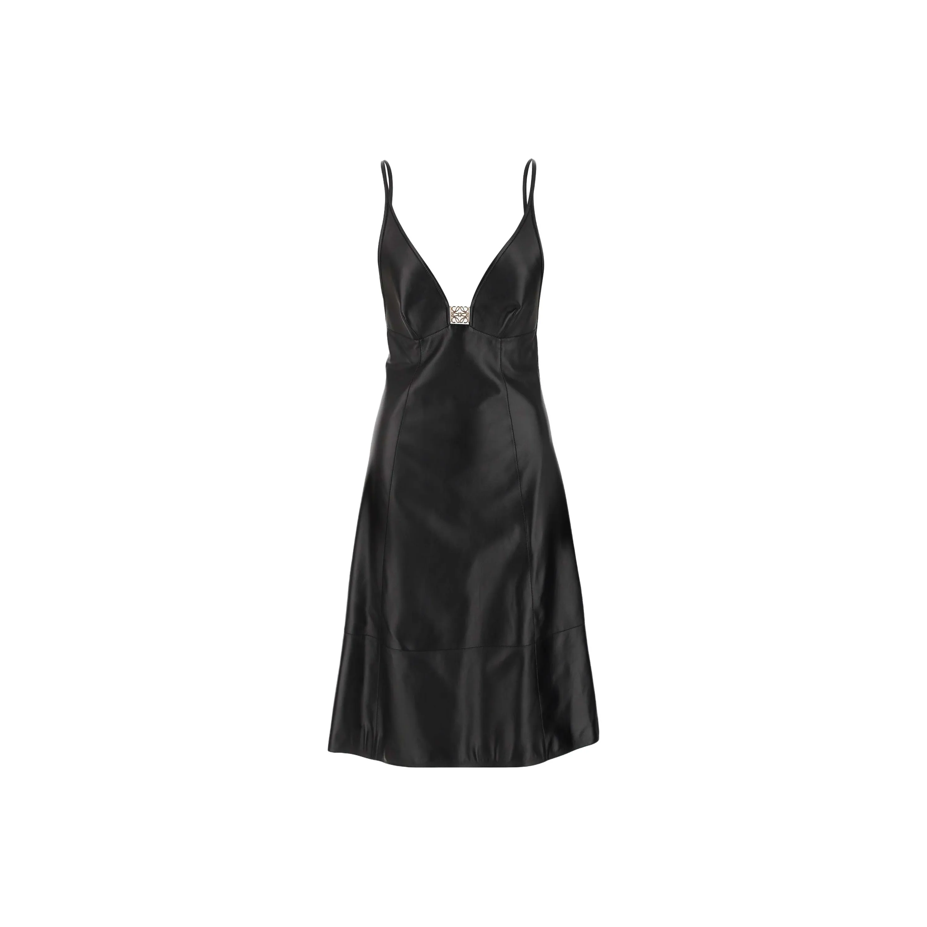 LOEWE Anagram V Neck Strappy Dress