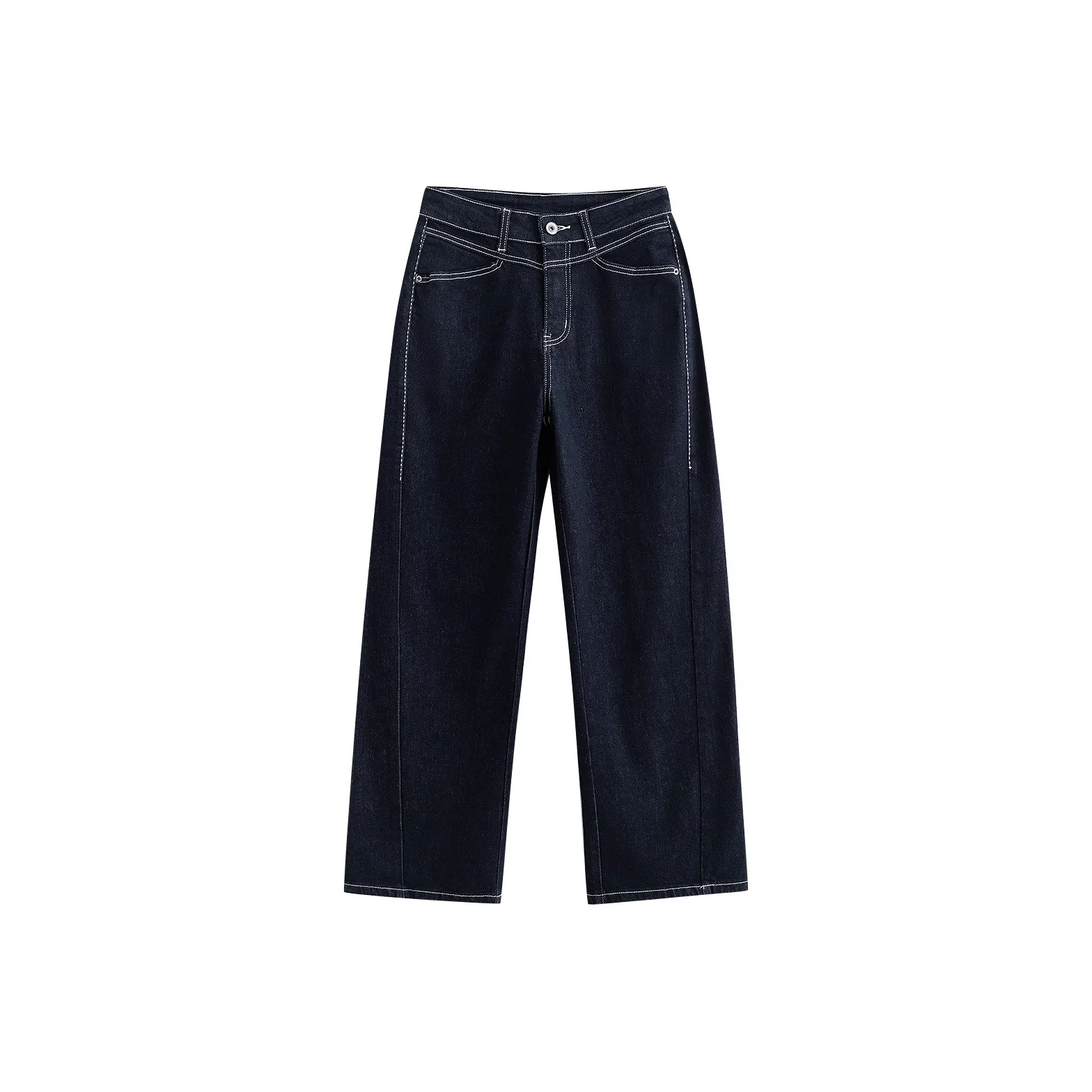 Initial Language Джинсы Женские Джинсовый Синий