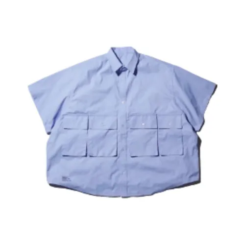 Fresh Service Blue Мужские Рубашки