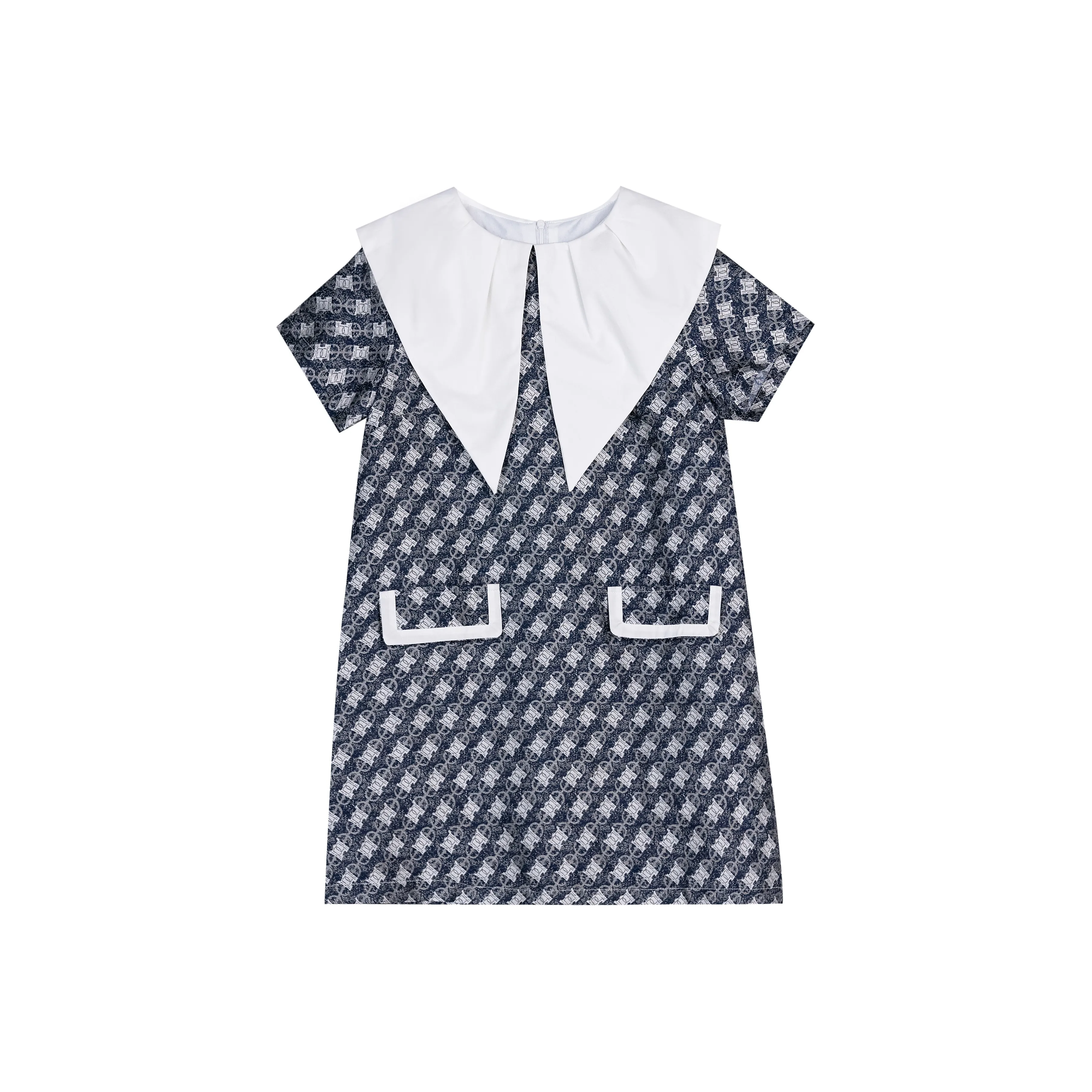 Leather Cat A Линия Юбка Платье Многоцветный