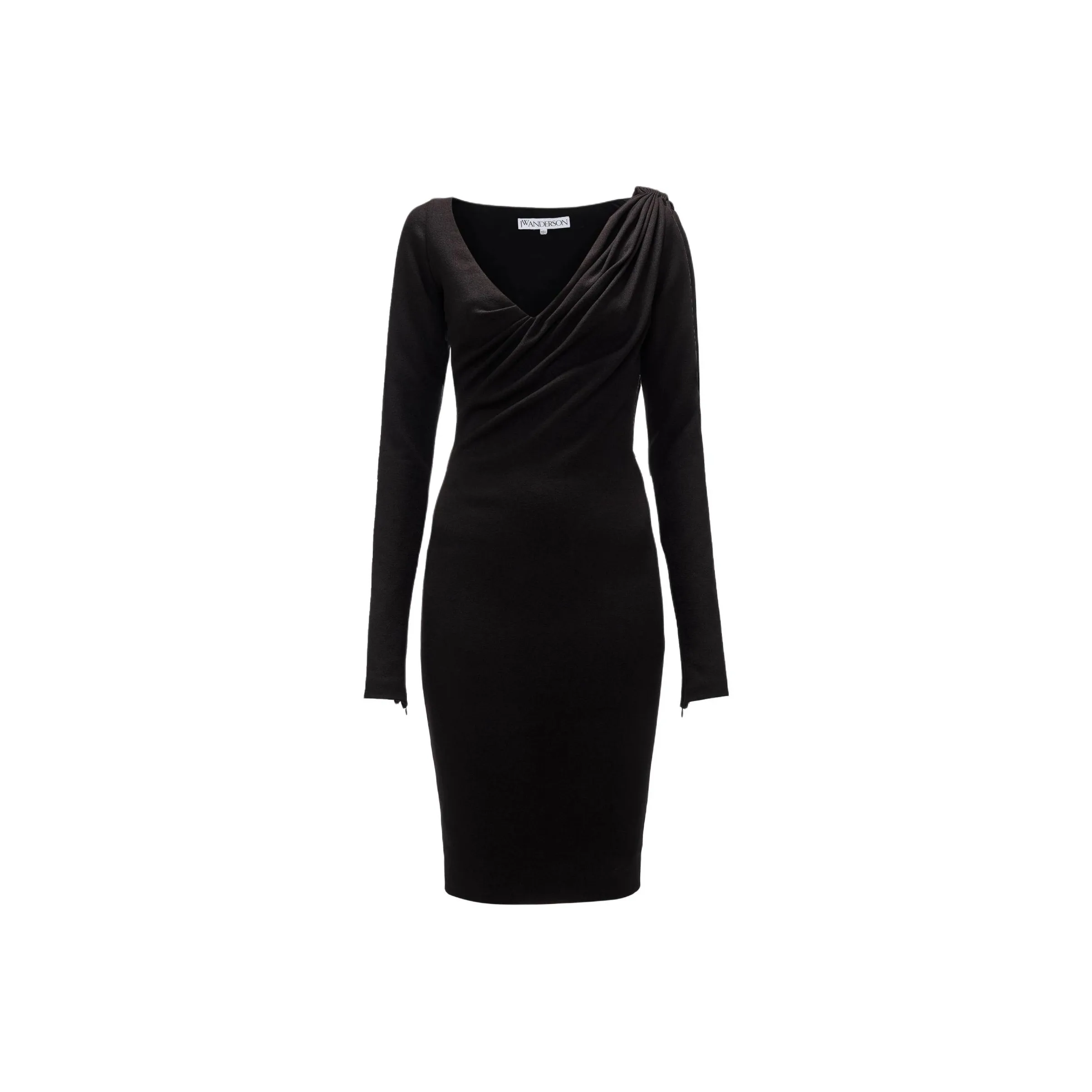 JW Anderson V neck Midi Dress
