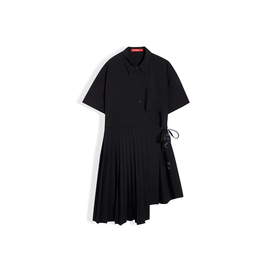 EPTISON WOMAN A Line Skirt Dress Elf Black