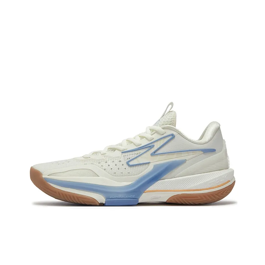 361° BIG3 6,0 Амортизация противоскользящее покрытие устойчивость к истиранию низкий топ баскетбольные кроссовки мужской белый и синий