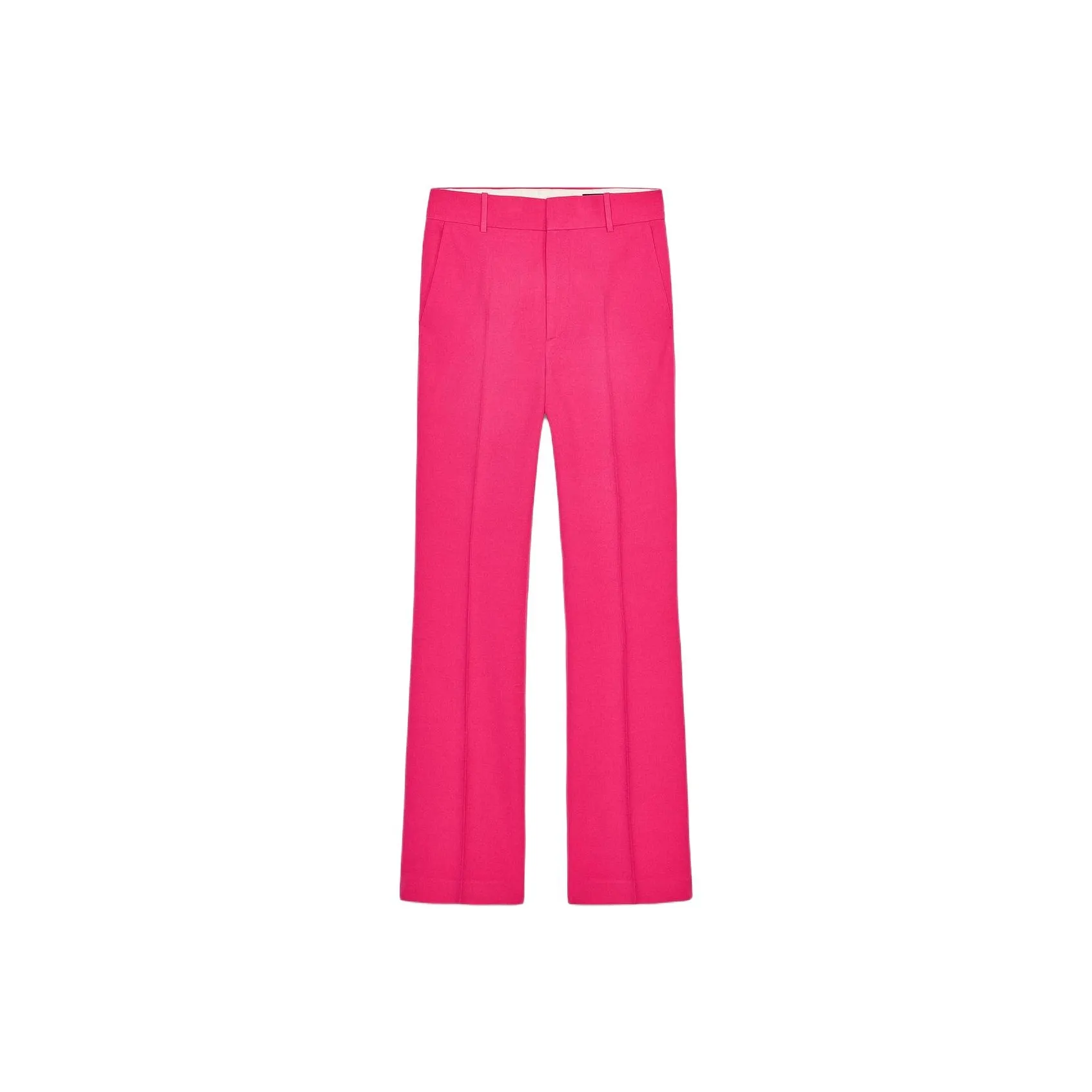 ZARA ZW Series Casual Pants Women's Dark Purple Red